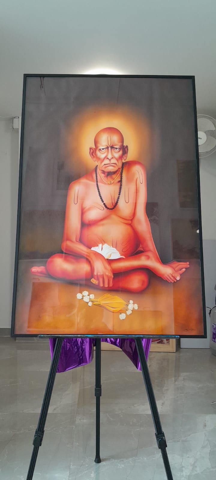 Shree Swami Samartha Painting - Akkalkot Maharaj Painting in Photo Frame